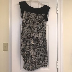 BcBg Snakeskin Print Dress